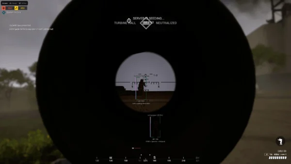 Squad skeleton ESP picking out enemies at 400 metres through a 9x scope
